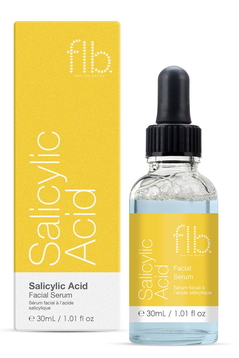 Salicylic Acid Facial Serum 30ml for Acne & Blemishes, Large Pores, Alternate, color, White
