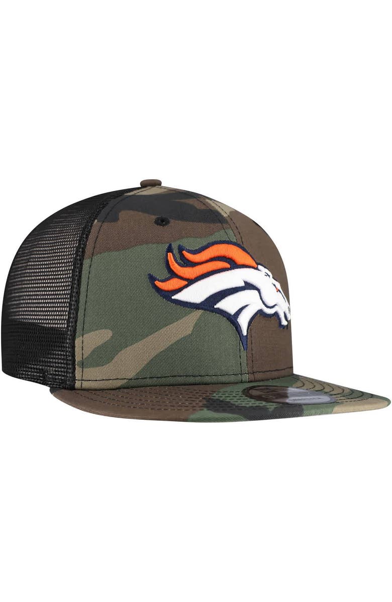 New Era Men's New Era Camo Denver Broncos  Main Trucker 9FIFTY Snapback Hat, Alternate, color, 