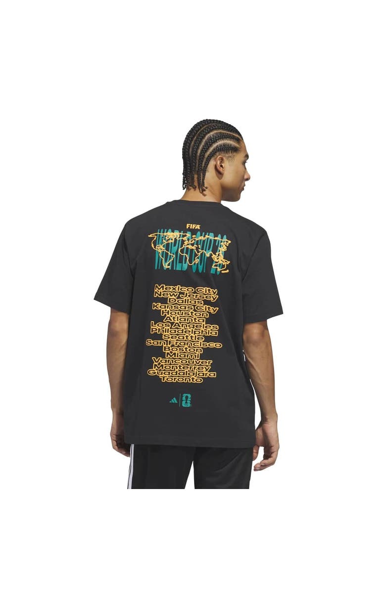 adidas Men's adidas Black 2026 FIFA World Cup Tour T-Shirt, Alternate, color, Black