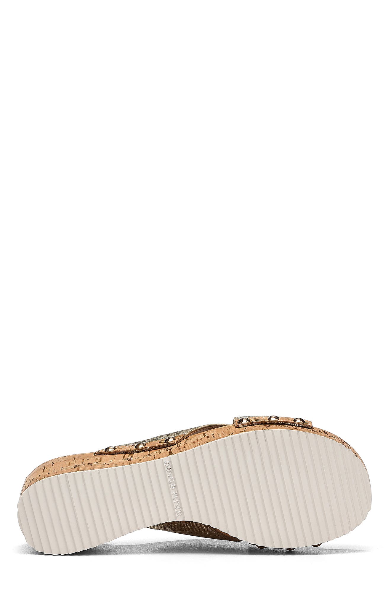 Donald Pliner Summera Wedge Sandal, Alternate, color, Platino