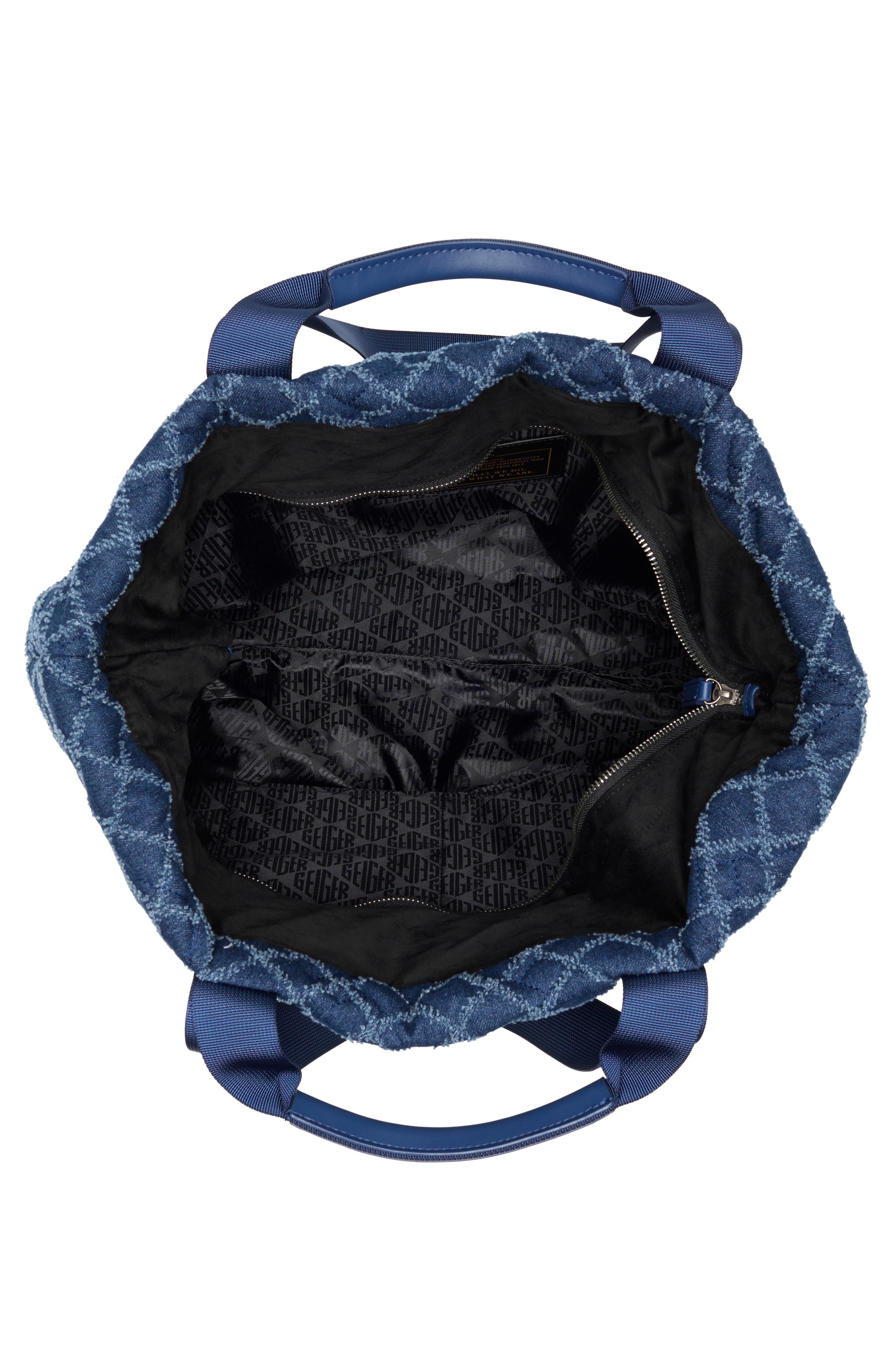 Kurt Geiger London Denim Shopper Tote, Alternate, color, 