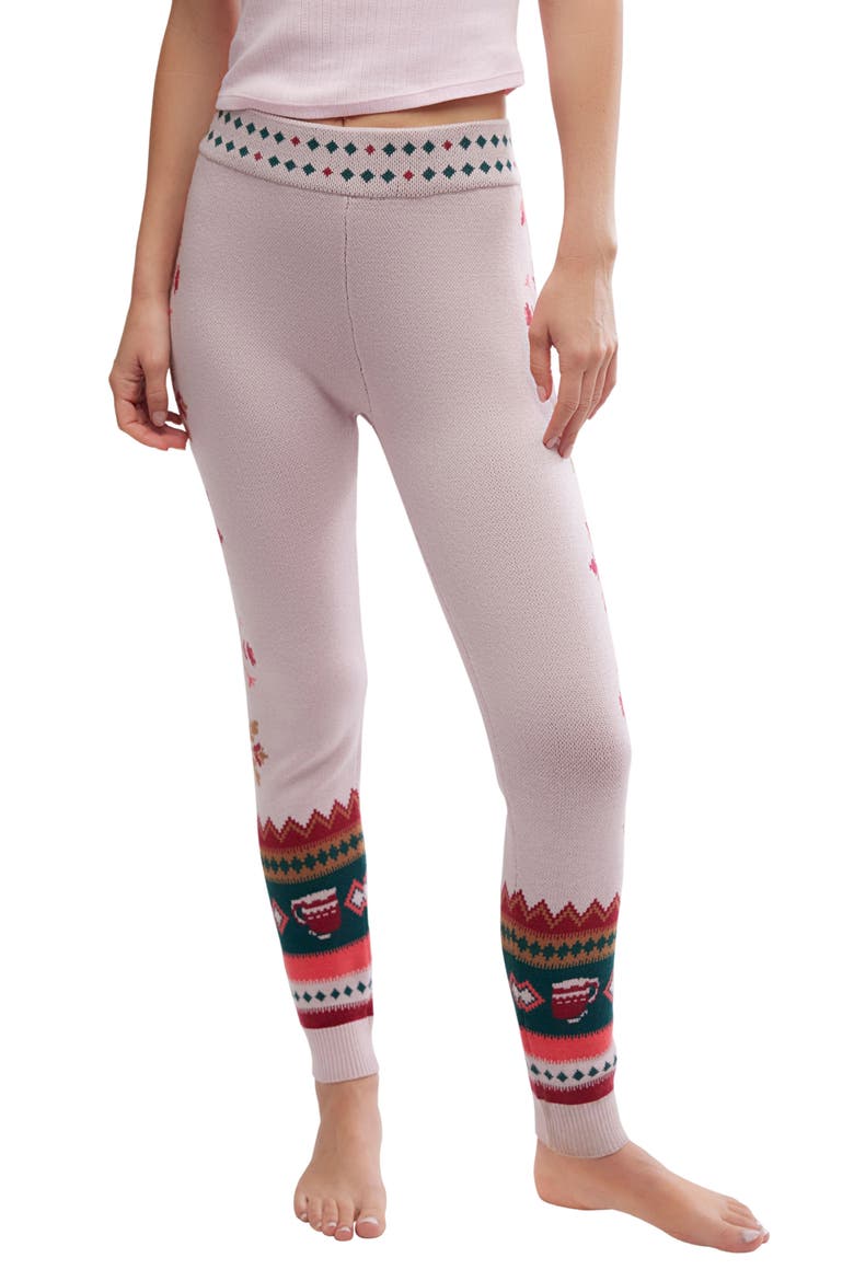 Intimately FP Falala Leggings, Main, color, SNOWY SIPS COMBO