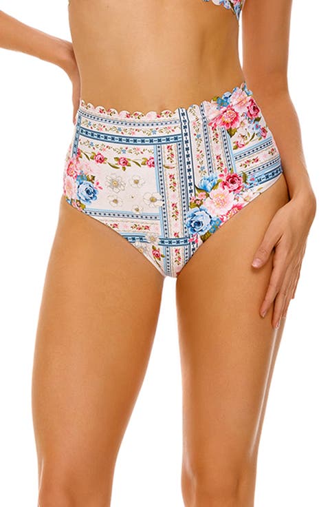Alicia Meraki High Waist Bikini Bottoms