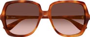 Chloé 59mm Square Gradient Sunglasses