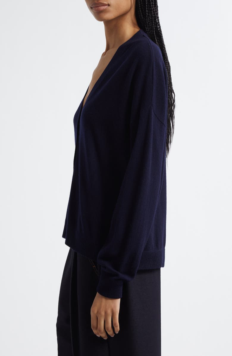 MM by Max Mara Magda Wool & Cashmere Cardigan, Alternate, color, Navy