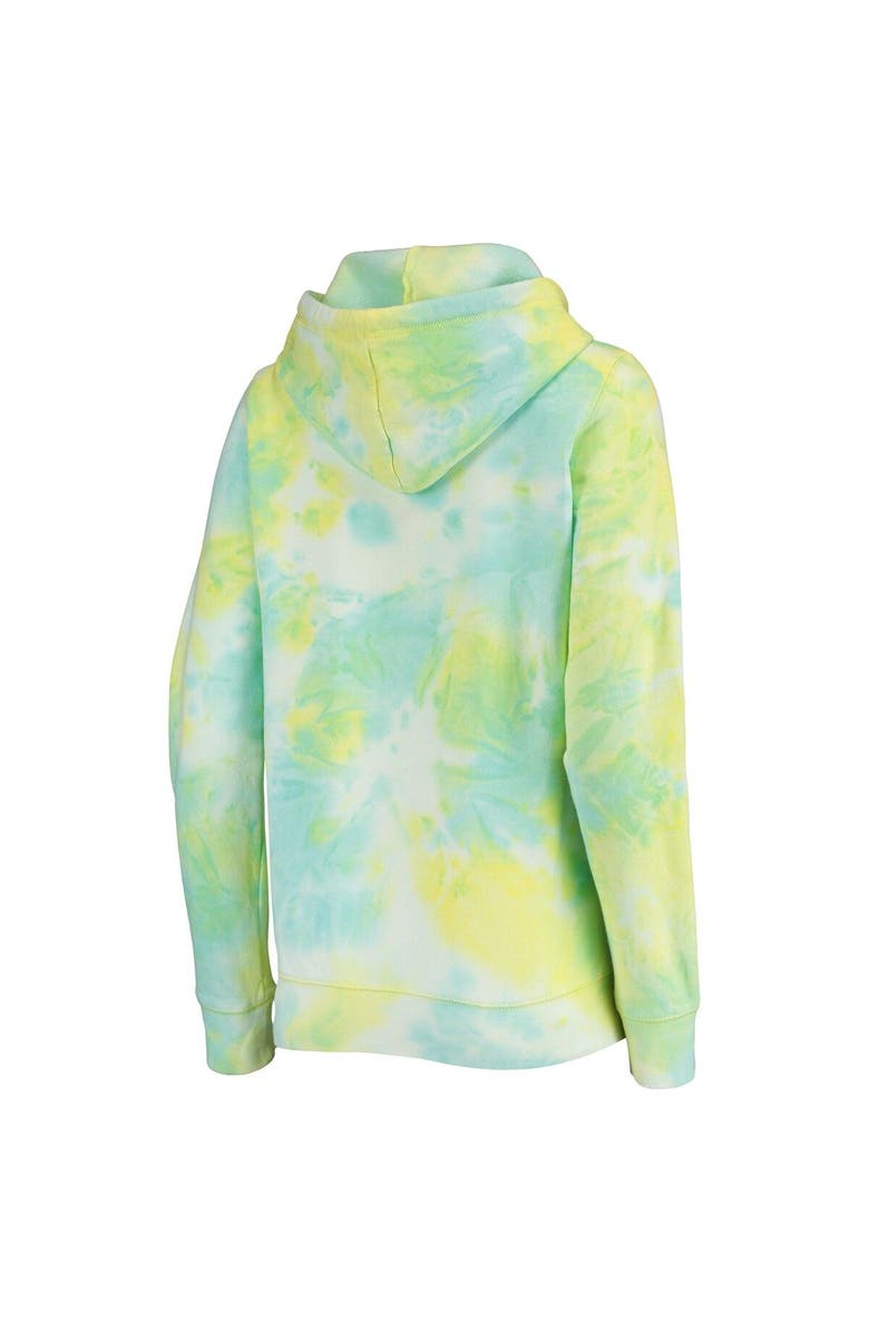 New Era Women's New Era White San Francisco Giants Tie-Dye Full-Zip Hoodie, Alternate, color, White