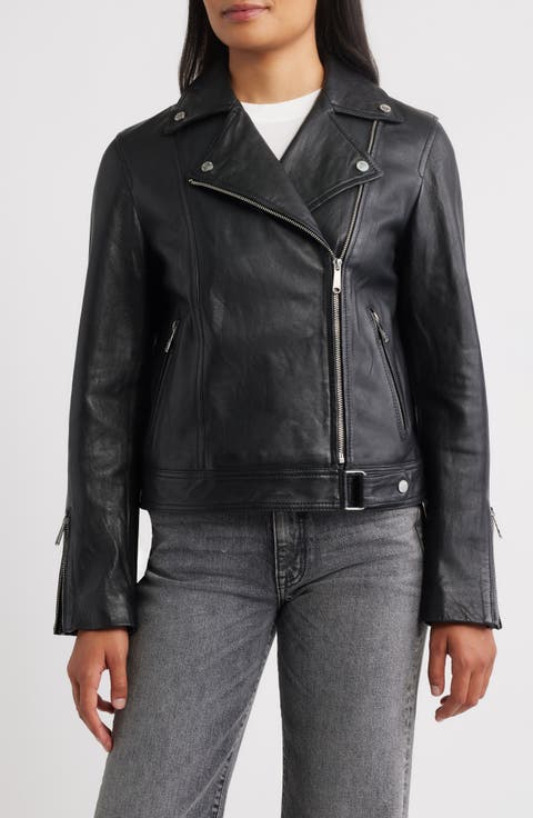 Leather Moto Jacket