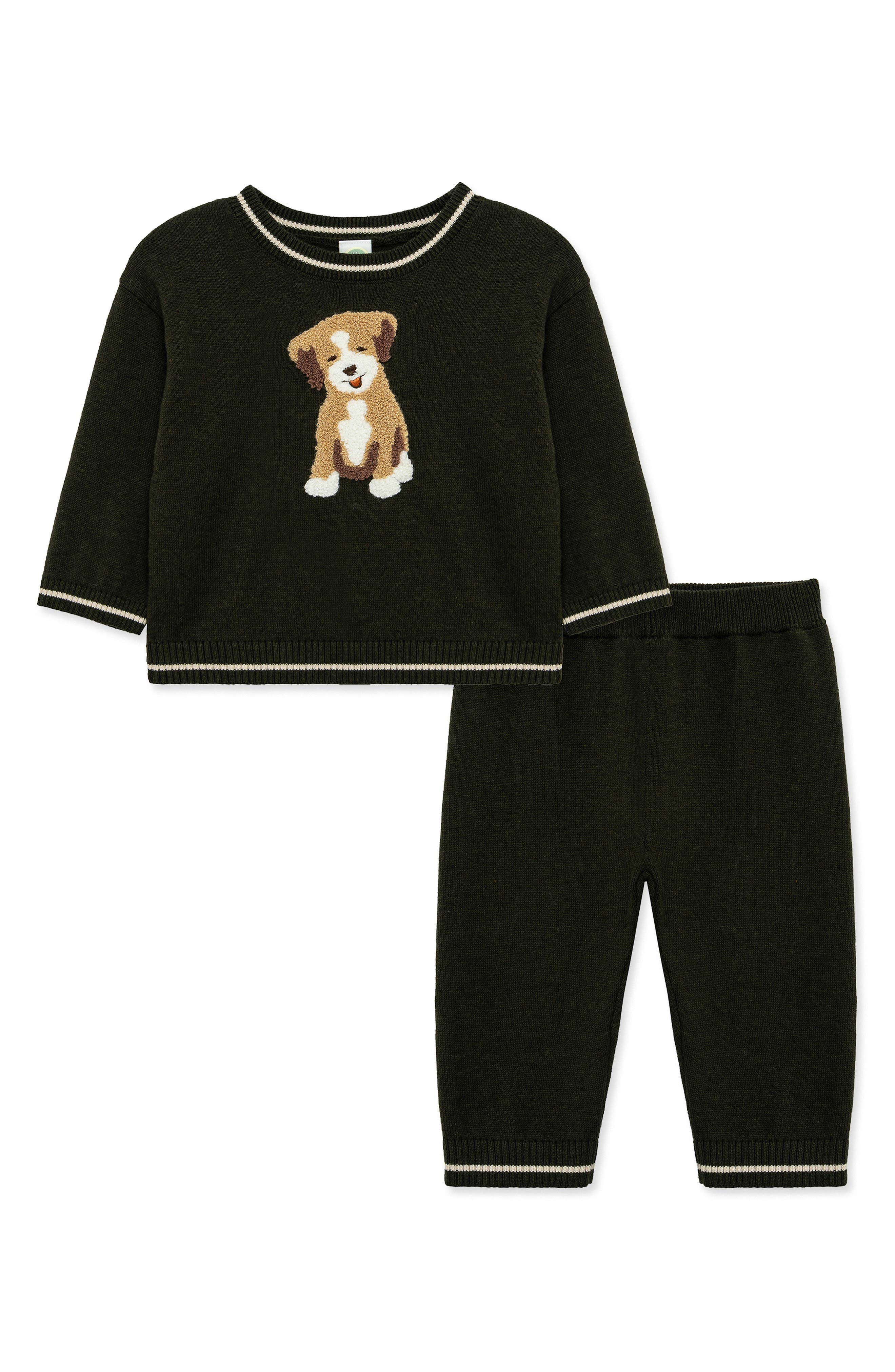 Kids' Puppy Sweater Set