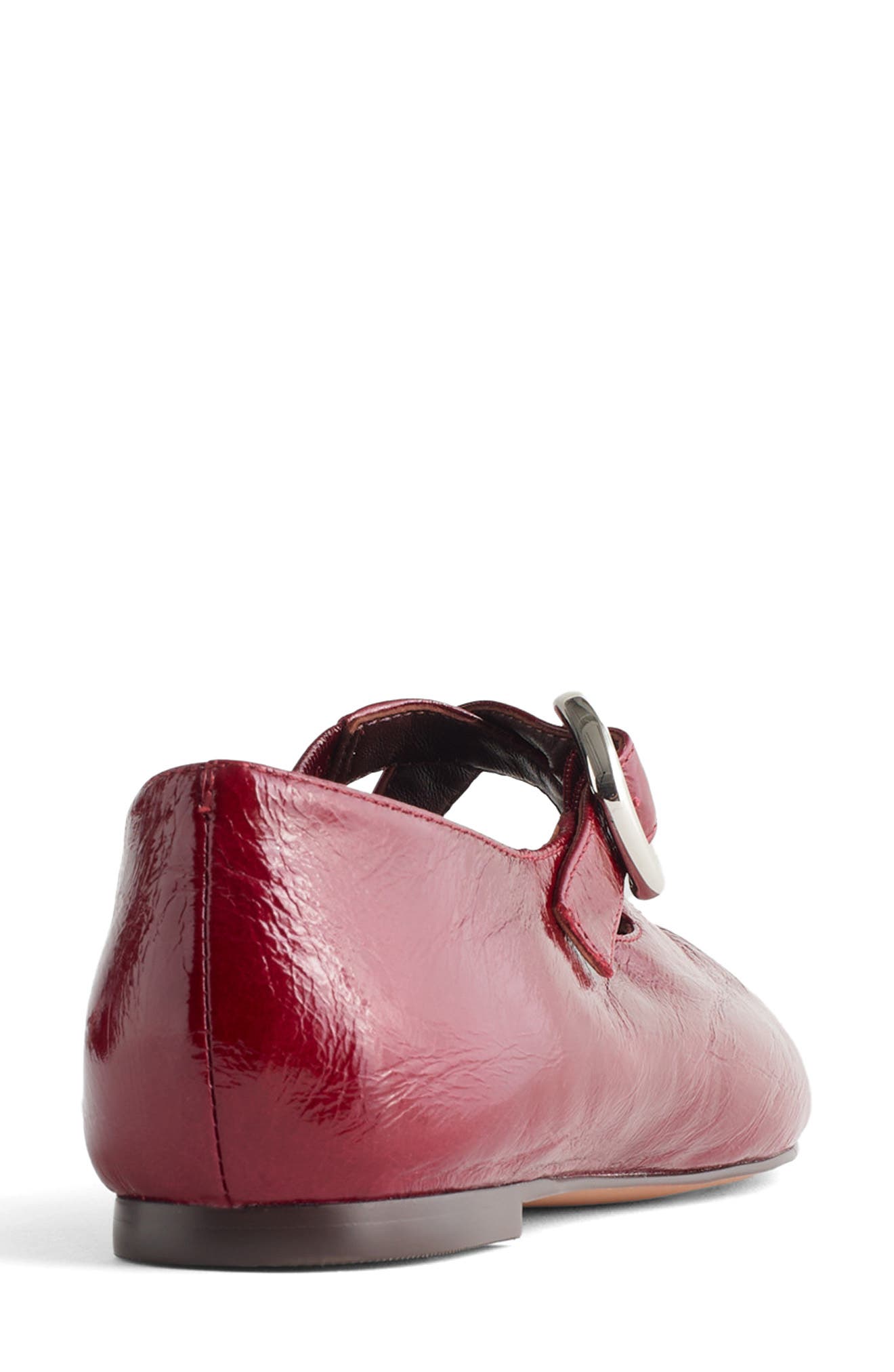 The Remy Crisscross Mary Jane Flat, Alternate, color, CABERNET