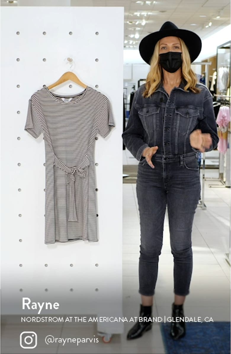 Desire Lines Stripe T-Shirt Dress, sales video thumbnail