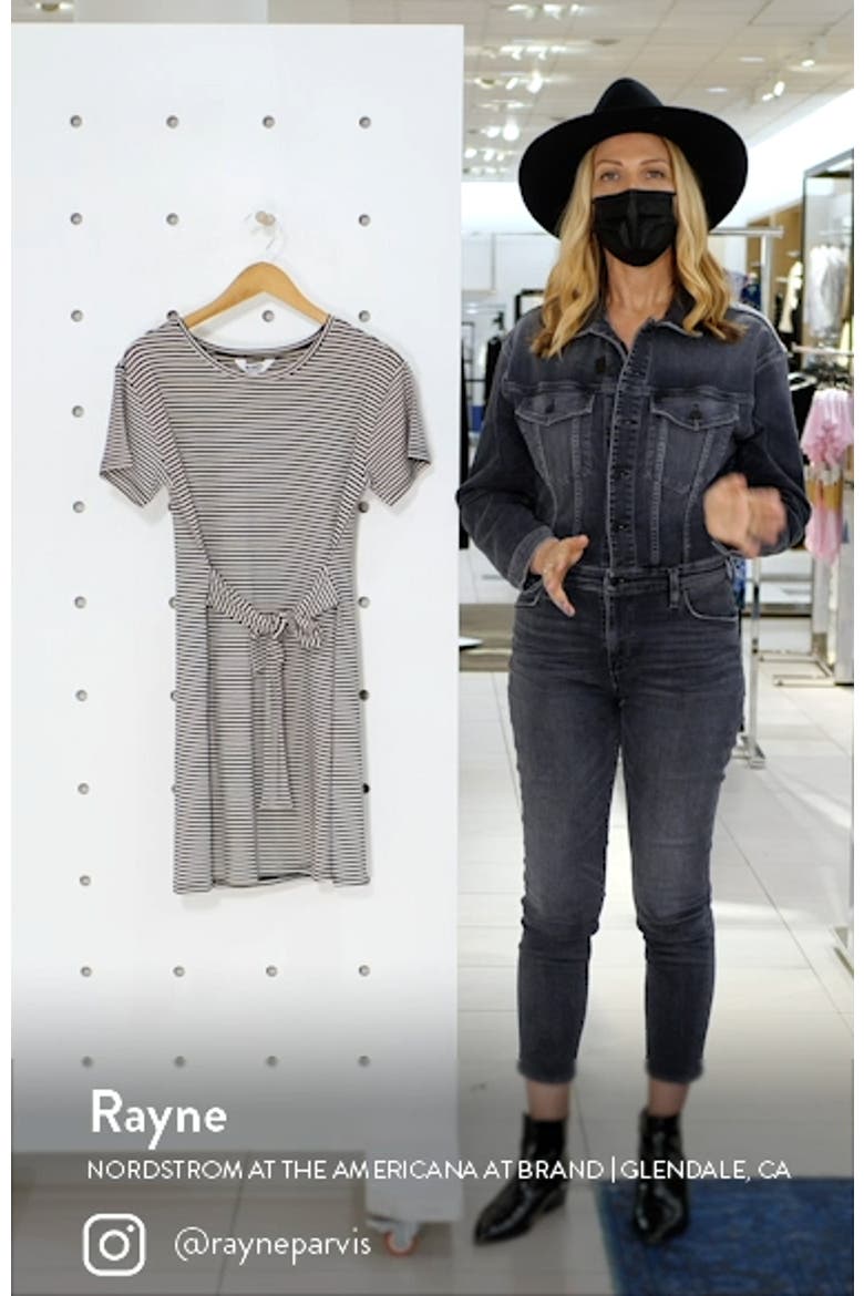 Desire Lines Stripe T-Shirt Dress video