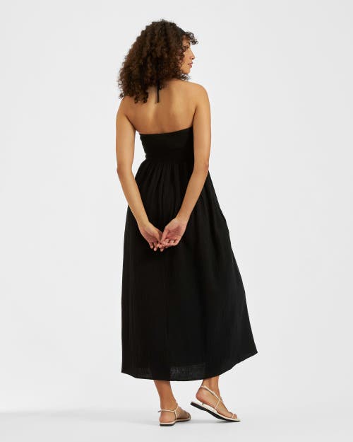Ripe Maternity Evie Crochet Dress In Black
