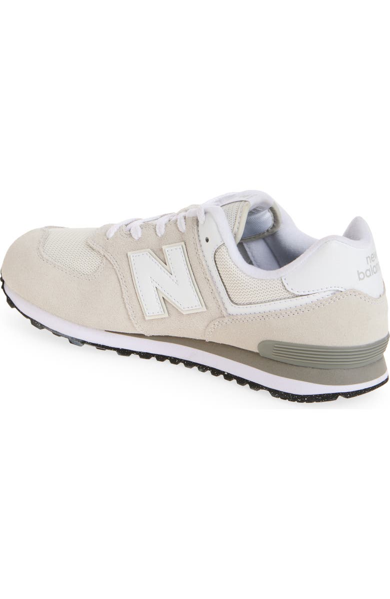 New Balance Kids' 574 Sneaker, Alternate, color, Nimbus Cloud/ Nb 103 White