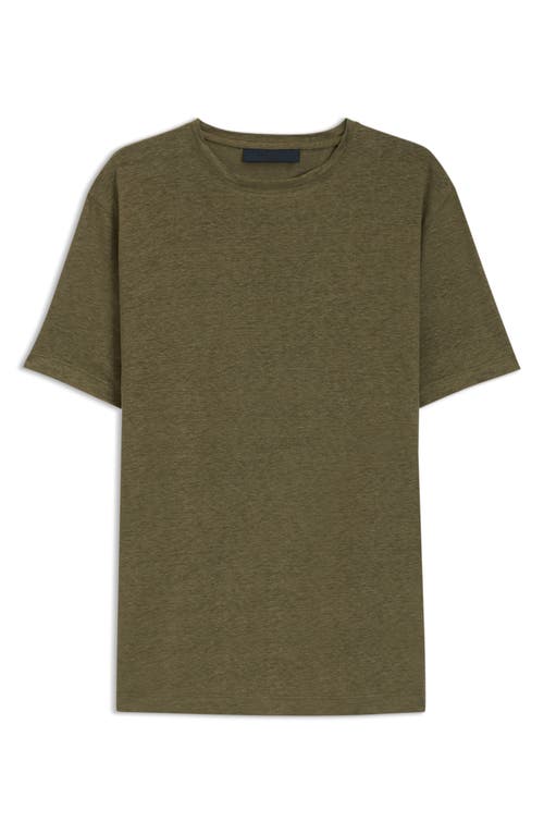 Hugo Boss Mercerized-cotton T-shirt With Two-tone Monograms In Gray