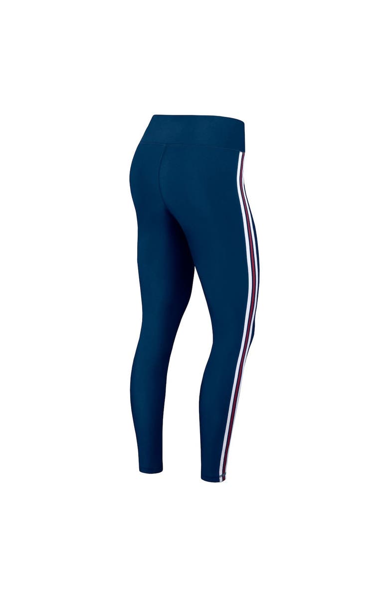 WEAR by Erin Andrews Women's WEAR by Erin Andrews Navy Houston Texans Color Block Leggings, Alternate, color,