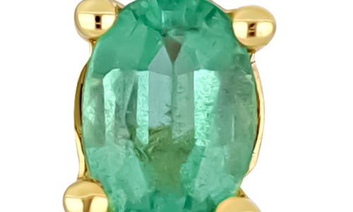 Bony Levy El Mar 18k Yellow Gold Emerald & Diamond Stud Earrings In Gold