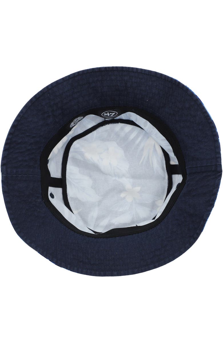 '47 Men's '47 Navy North Carolina Tar Heels Tropicalia Bucket Hat, Alternate, color, 