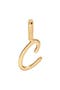 Gold Vermeil Initial C