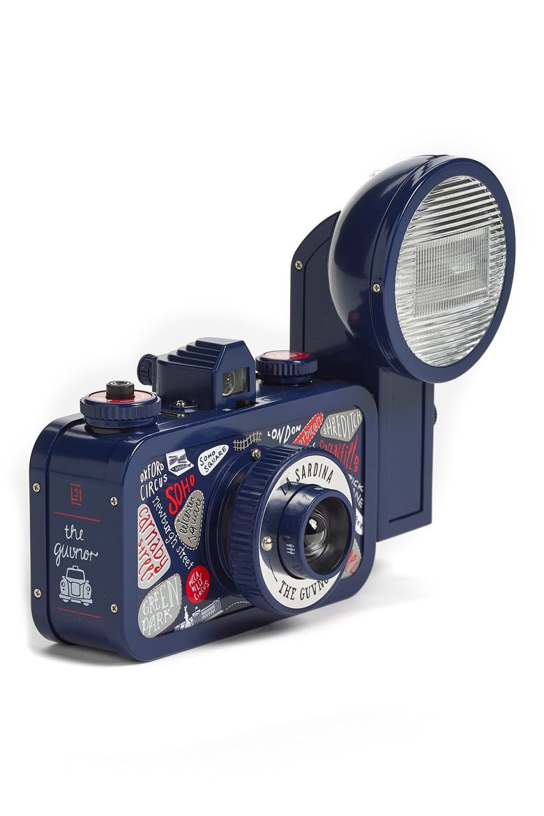 'La Sardina - The Guvnor' Wide Angle Camera and Flash, Alternate, color, BLUE
