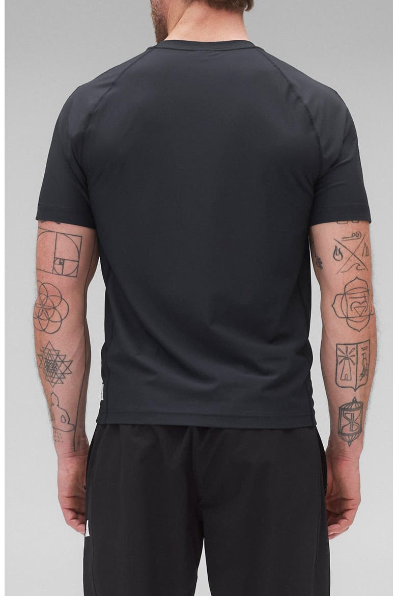 Playoff Tech Piqué T-Shirt, Alternate, color, NAVY