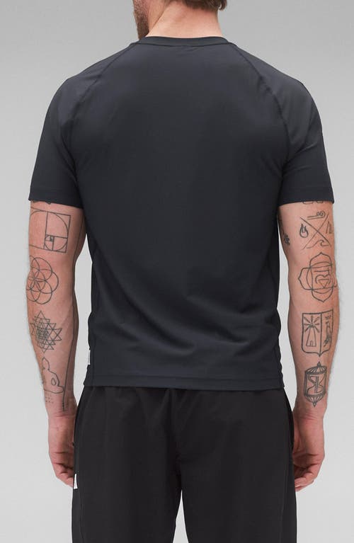 Reigning Champ Playoff Tech Piqué T-shirt In Navy