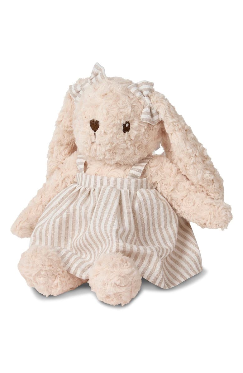 MiniMoi Baby "Miffy" Fluffy Faux-Fur Girl Bunny Doll, Alternate, color, Oatmeal