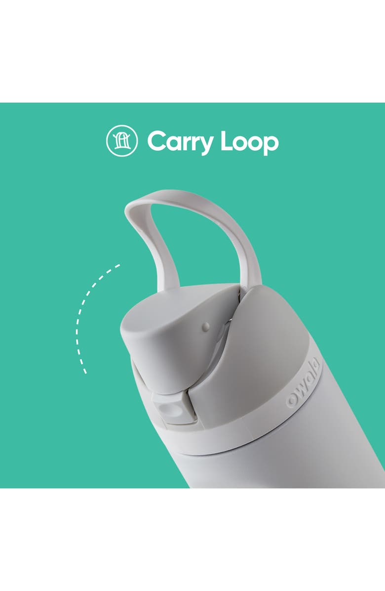 Owala 24oz. FreeSip Stainless Steel Water Bottle, Alternate, color, Shy Marshmallow