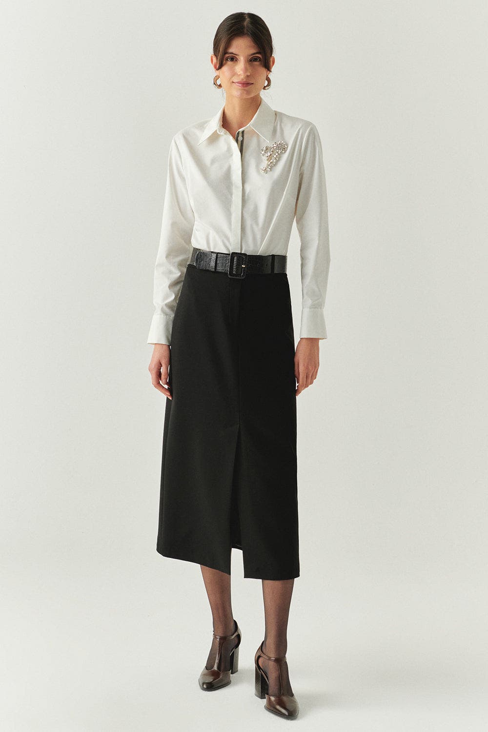 Arlette Belted Skirt - image 2