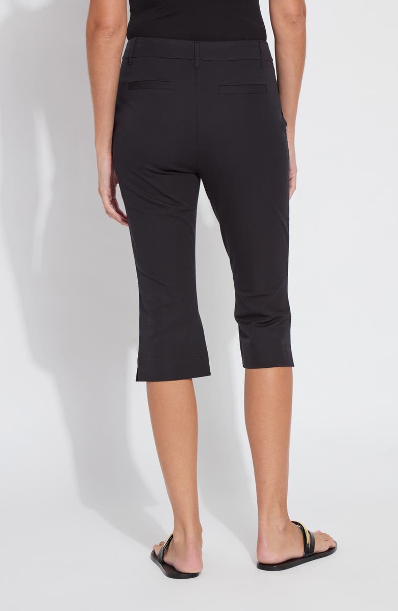 Lysse Amanda High Waist Pull-On Capri Pants, Alternate, color, Black