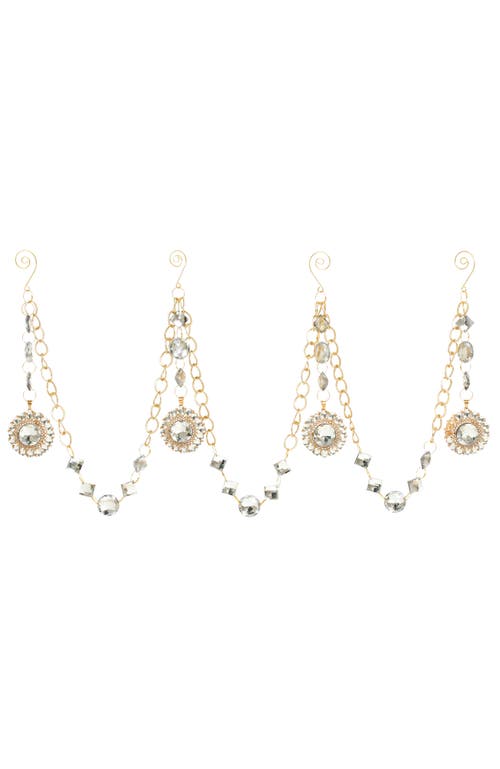 Mark Roberts Hanging Jewel Swag, Set Of 2 In Gold