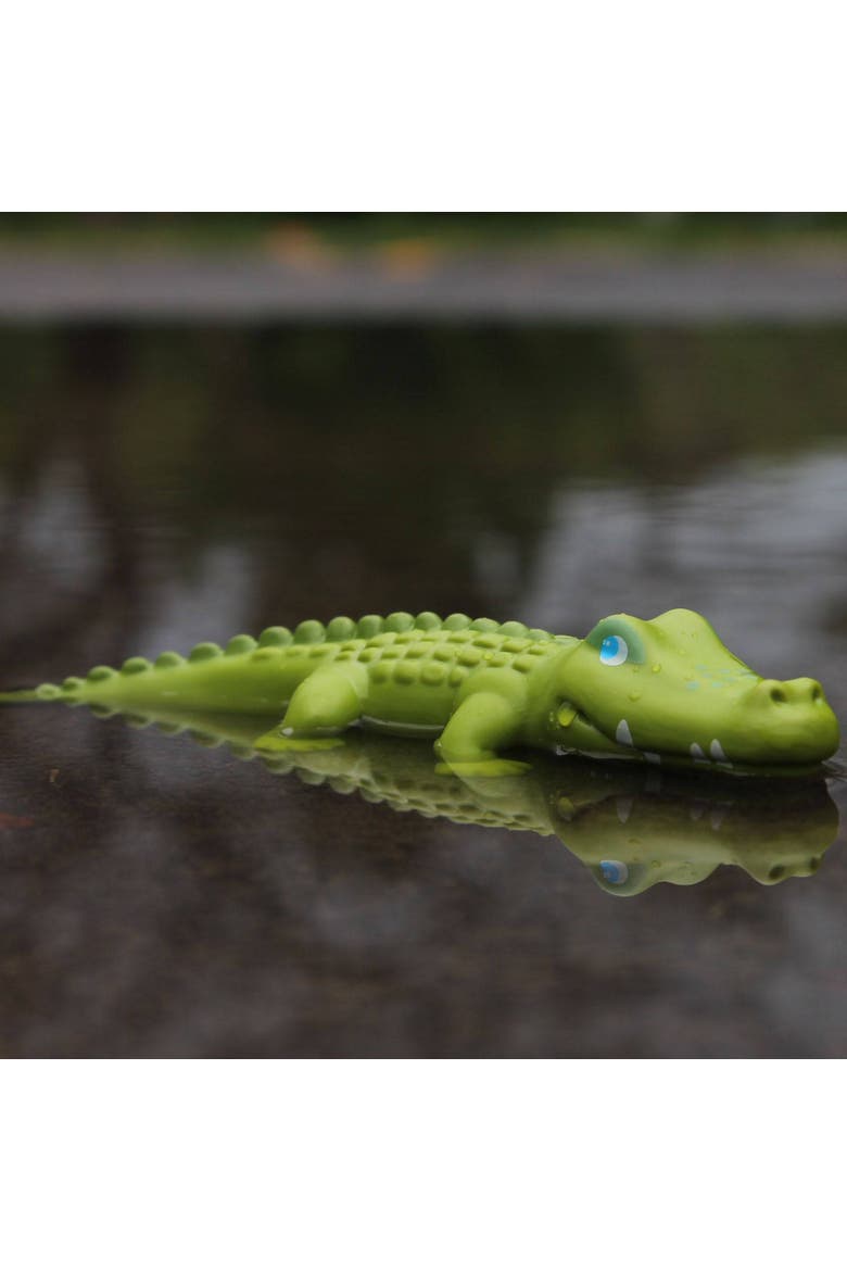 Little Friends Crocodile - 7" Chunky Plastic Zoo Animal Toy Figure, Alternate, color, Multi