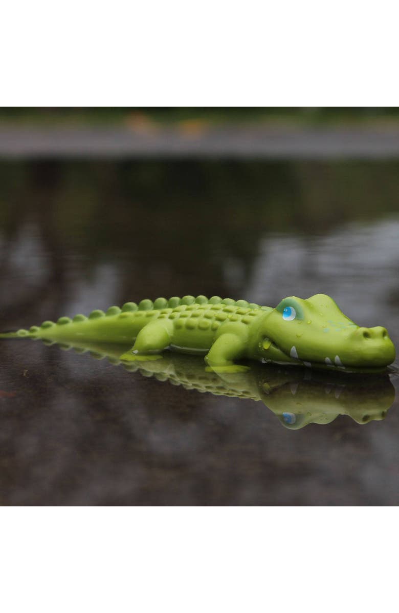 HABA Little Friends Crocodile - 7" Chunky Plastic Zoo Animal Toy Figure, Alternate, color, Multi