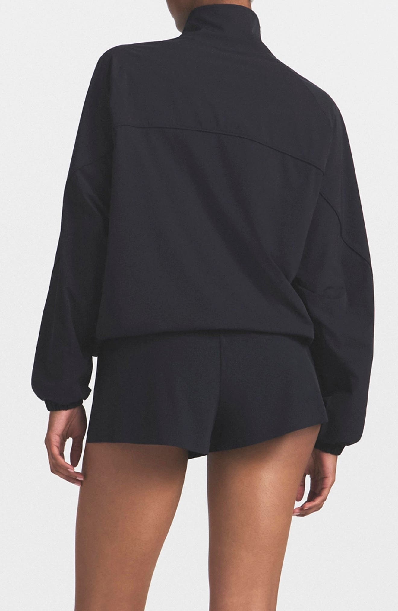 Oversize Stretch Nylon Jacket (Women) | Nordstrom