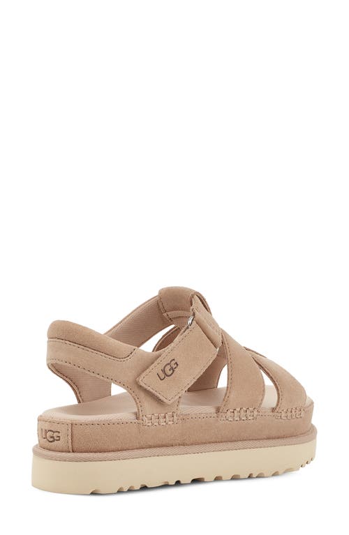 Ugg Goldenstar Strappy Platform Sandal In Driftwood