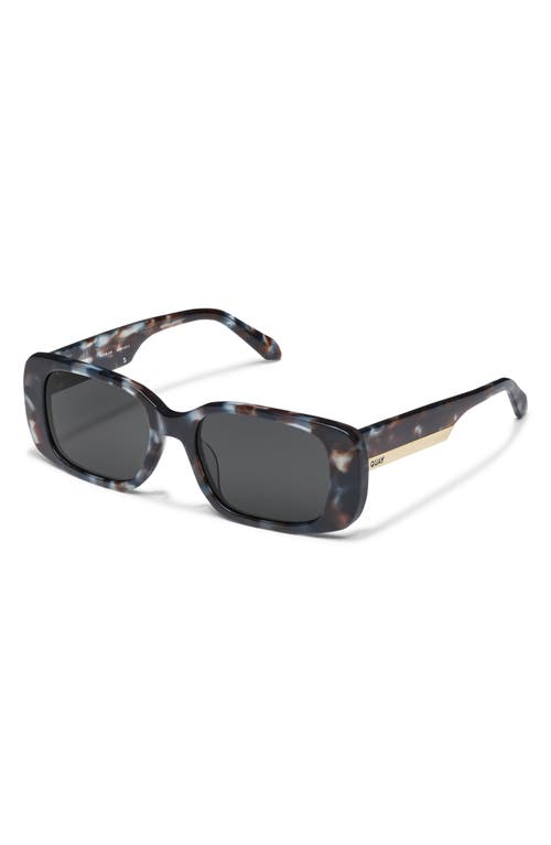 Quay Karma 53mm Gradient Square Sunglasses In Gray