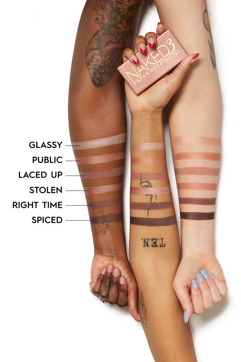 Naked3 Mini Eyeshadow Palette, Alternate, color, NO COLOR