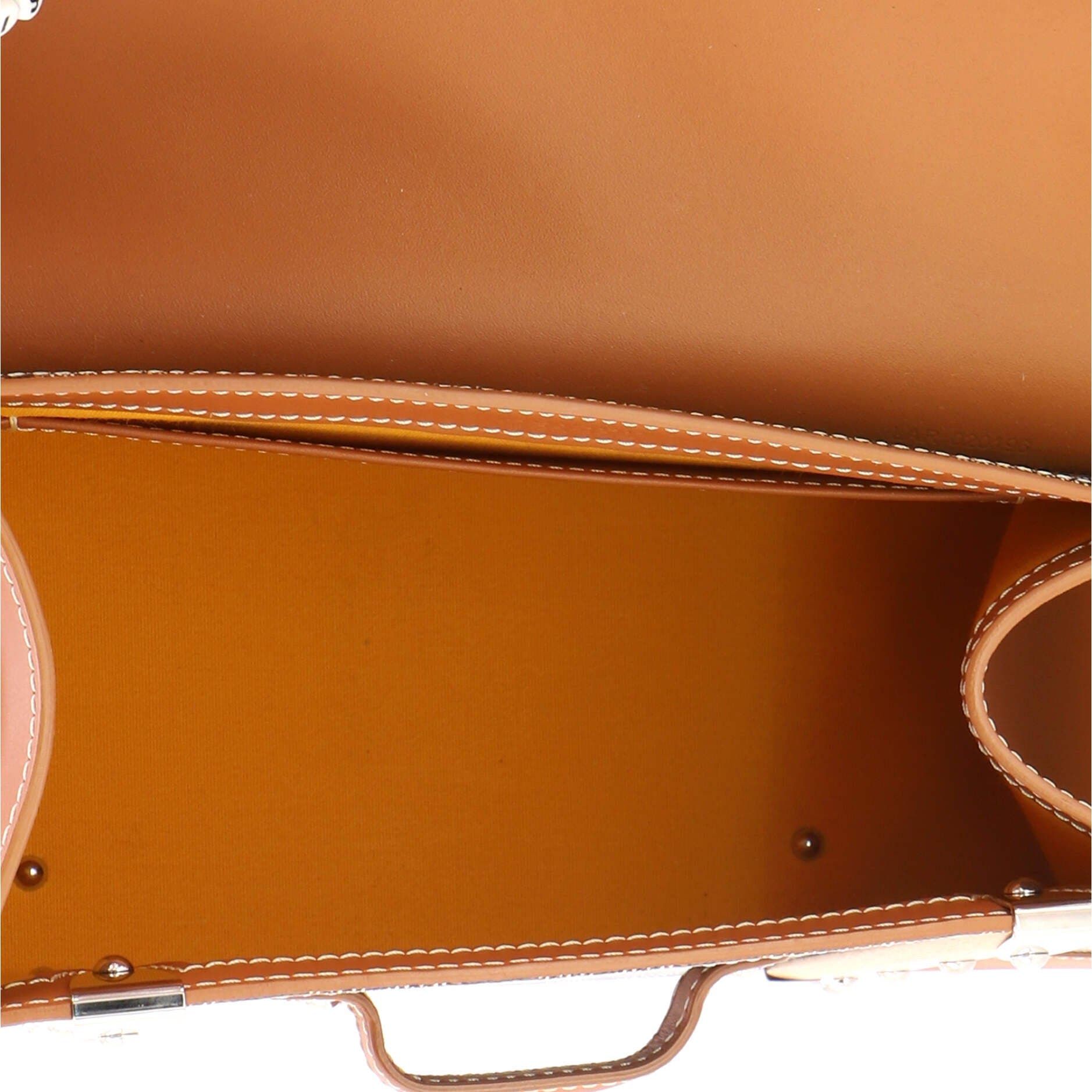 Saigon Top Handle Bag Coated Canvas with Leather PM, Alternate, color, Brown