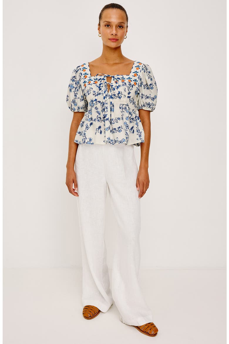 Presley Floral Print Puff Sleeve Shirt, Alternate, color, CERAMIC FLORAL