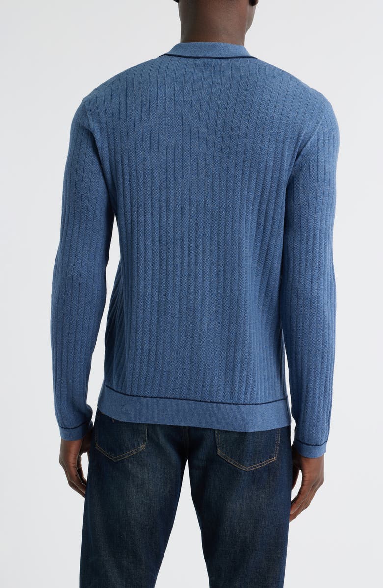 Rails Fenton Cotton Polo, Alternate, color, Blue Melange