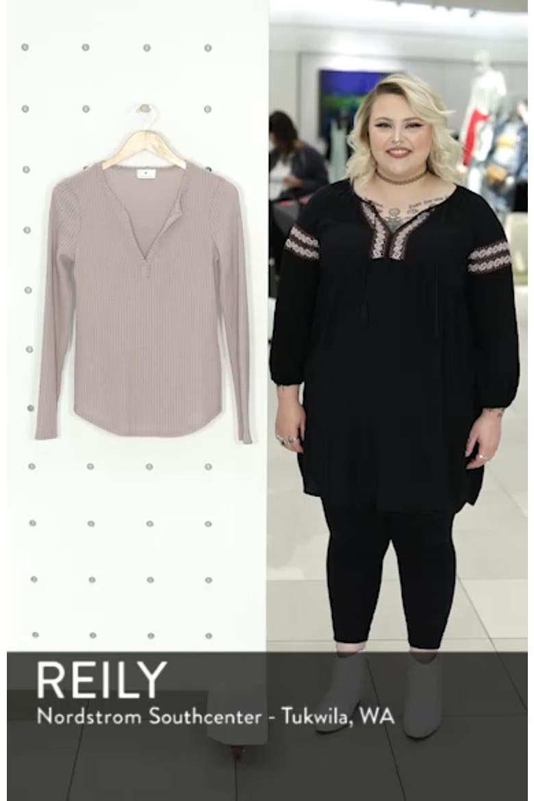 Thermal Henley Top video