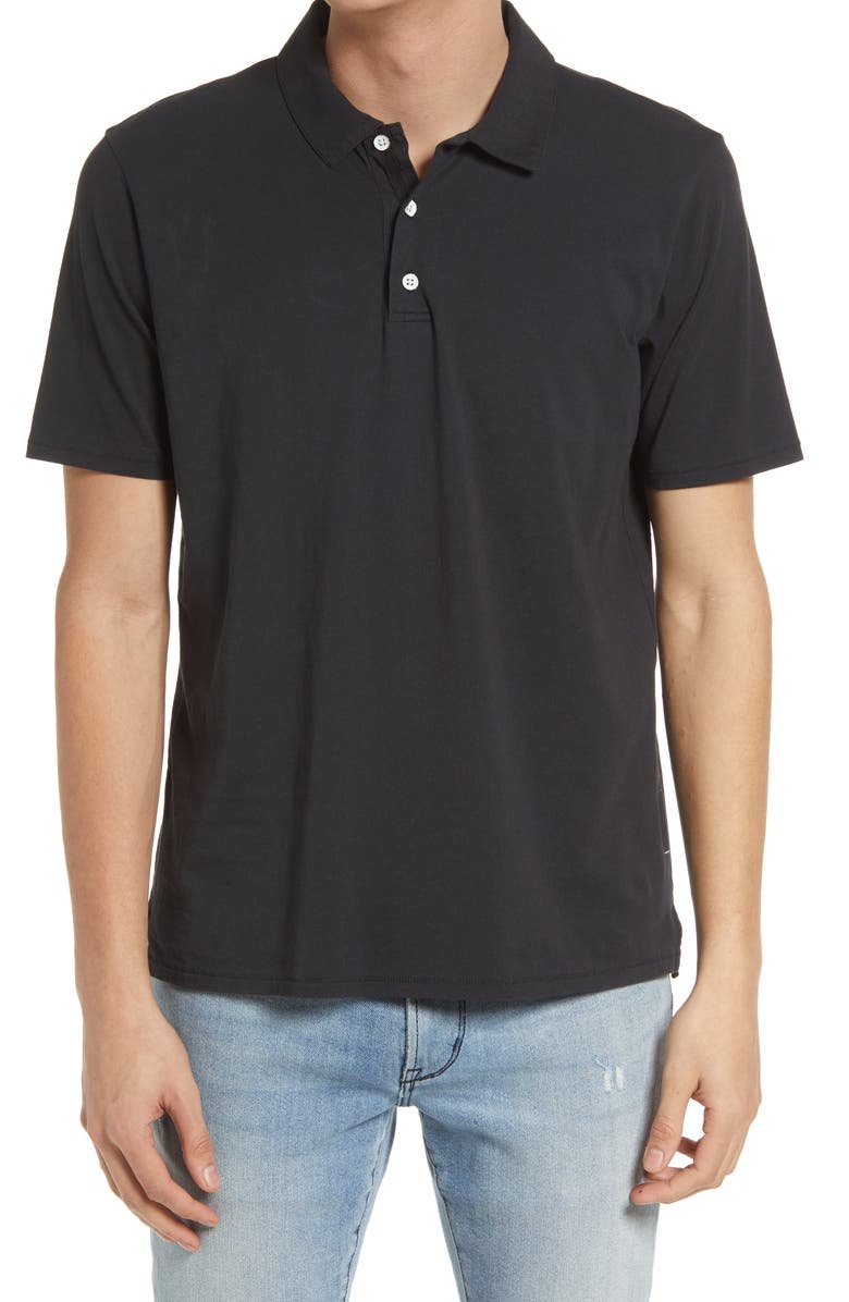rag & bone Men's Principal Jersey Organic Cotton Polo, Main, color, 