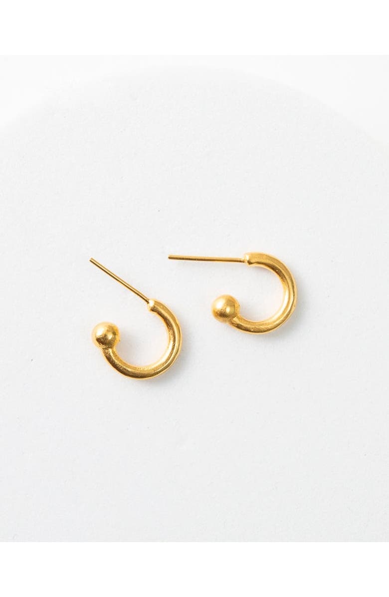 Noonday Convertible Heart Huggies, Alternate, color, Gold