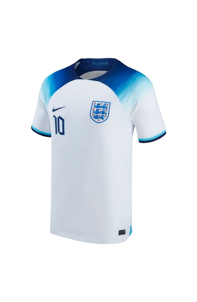Nike Men's Nike Raheem Sterling White England National Team 2022/23 Replica Home Jersey, Alternate, color,