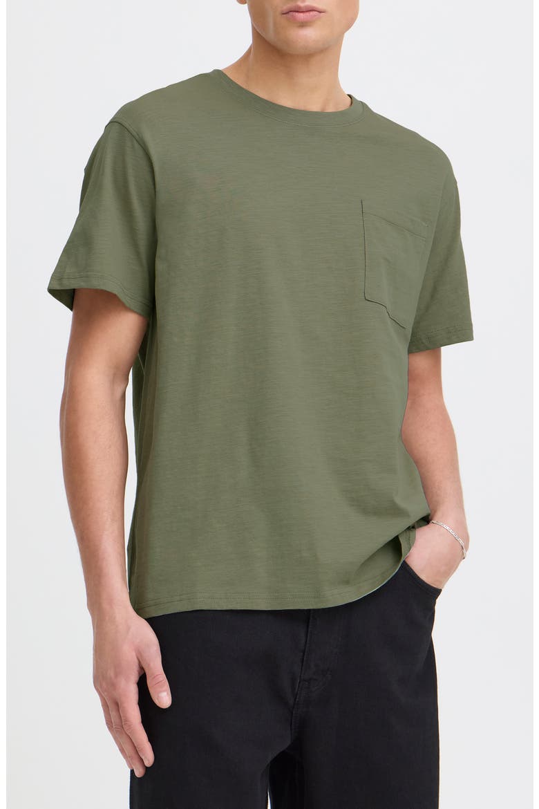 Durant Solid Cotton Pocket T-Shirt, Main, color, VETIVER