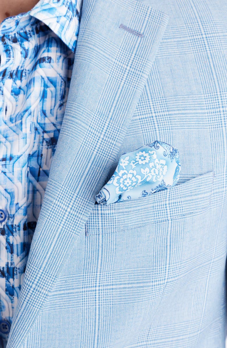 Robert Graham Ariadne Plaid Sport Coat, Alternate, color, Light Blue