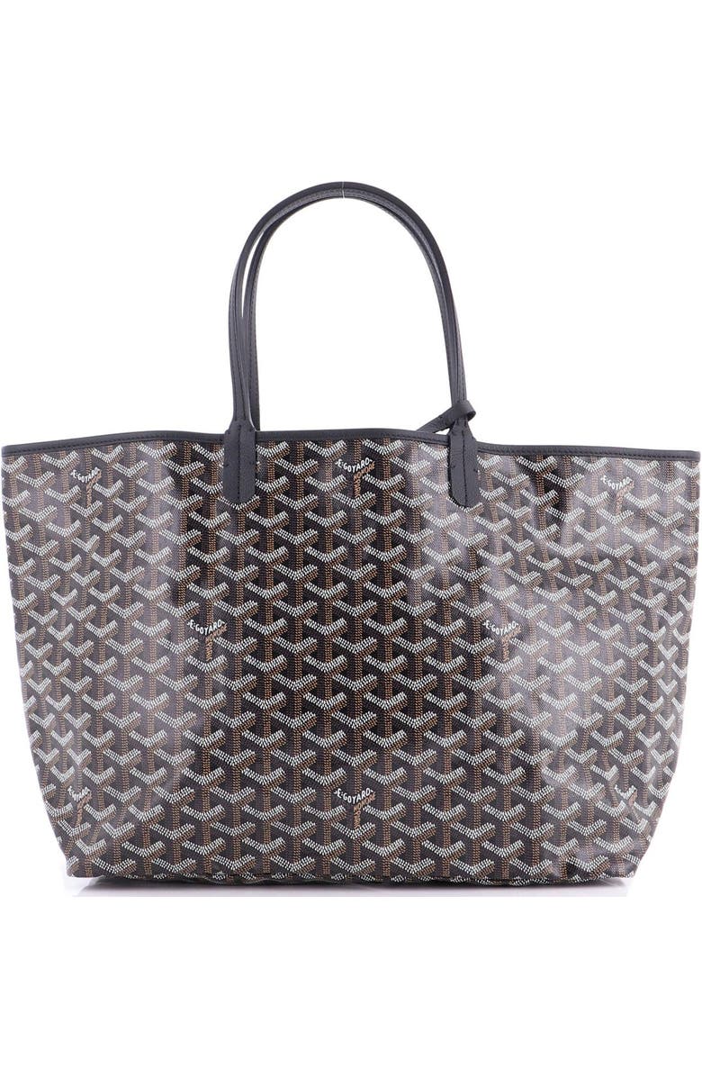 Pre-Owned Goyard Saint Louis Tote Coated Canvas PM, Alternate, color, Black