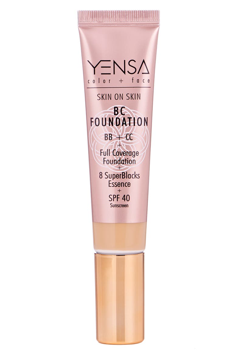 Skin On Skin BB + CC Full Coverage Hyaluronic Foundation SPF 40, Main, color, Z/DNUMEDIUM GOLDEN