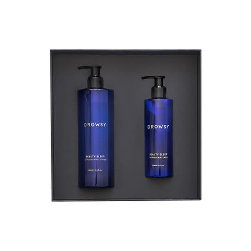 DROWSY SLEEP CO DROWSY SLEEP CO. BEAUTY SLEEP CARE BUNDLE BODY CREAM & CLEANSER