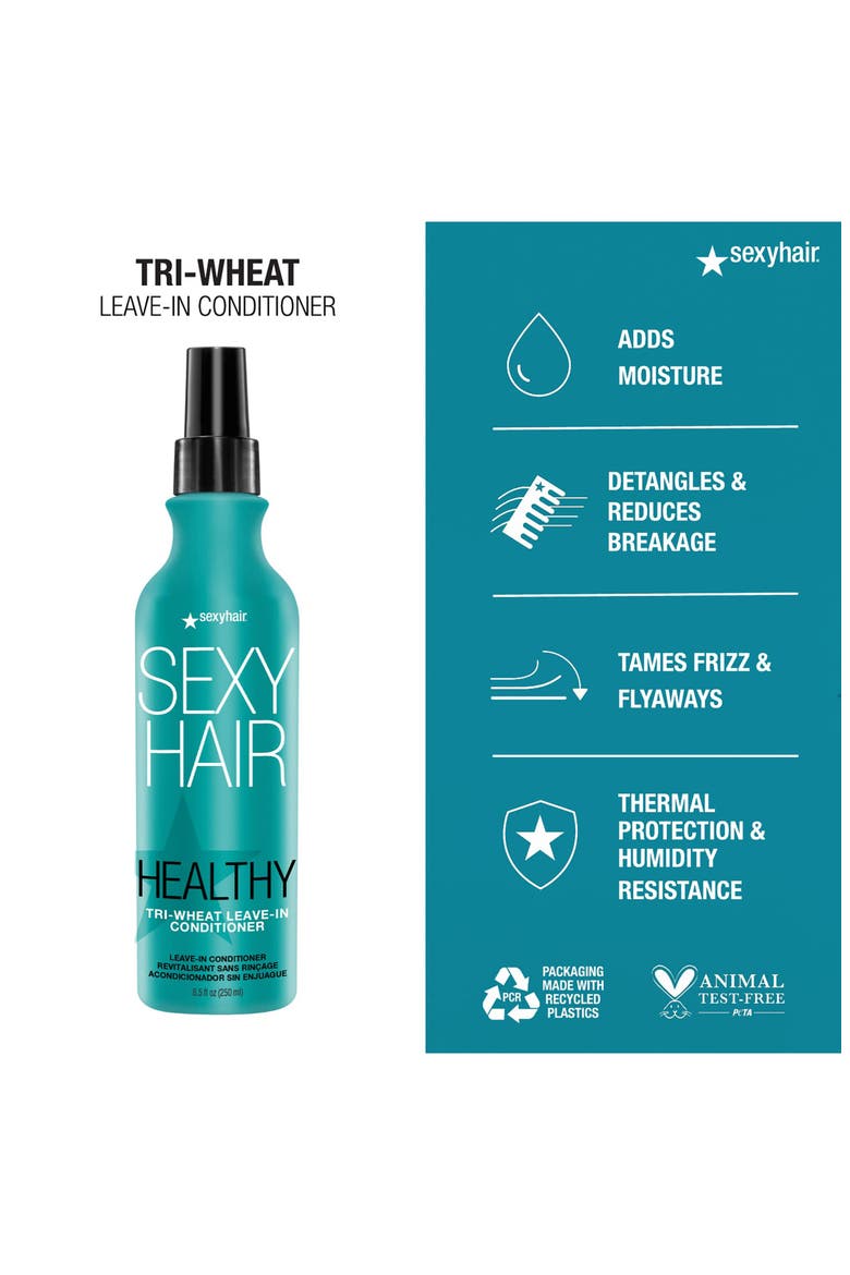 Healthy Sexy Hair Tri-Wheat Leave-In Conditioner, Alternate, color, NO COLOR
