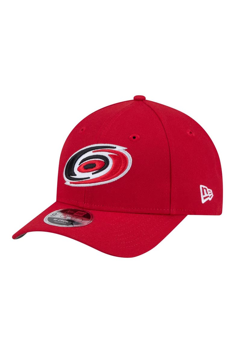 Men's New Era  Red Carolina Hurricanes COOLERA 9FORTY M-Crown Adjustable Hat, Main, color, Red